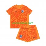 Camisolas de futebol Inglaterra Guarda Redes Criança Equipamento Principal Euro 2024 Manga Curta